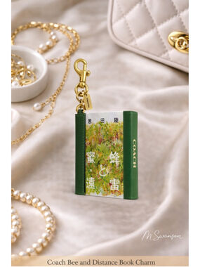 NEW Coach Honeybees and Distant Thunder by Riku Onda Book Bag Charm NWT